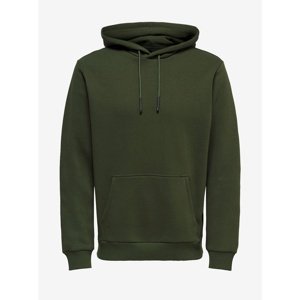 Khaki Basic Hoodie ONLY & SONS Ceres - Mens