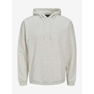 Light Grey Hoodie Jack & Jones Brink - Men