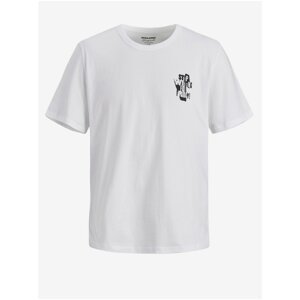White T-shirt with print Jack & Jones New Port - Men