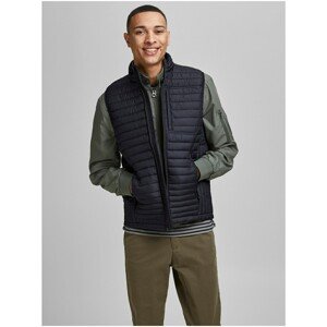 Jack & Jones Blastreak Men's Quilted Vest Dark Blue - Men's