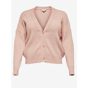 Pink Cardigan ONLY CARMAKOMA Karia - Women