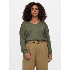 Khaki Sweater ONLY CARMAKOMA Cosi - Women