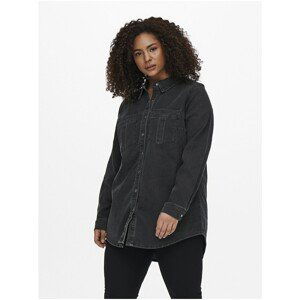 Dark Grey Women's Denim Shirt ONLY CARMAKOMA Mikka - Women