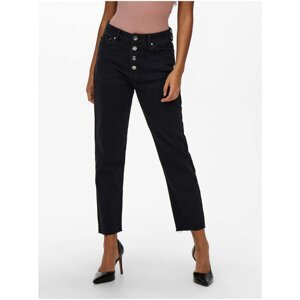 Black Women's Straight Fit Jeans ONLY Emily - Women