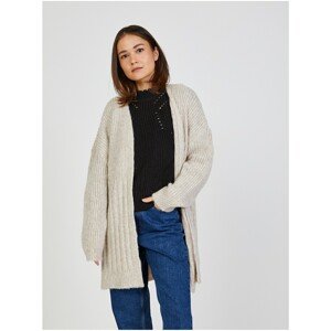 Cream Women's Ribbed Cardigan ONLY Scala - Women