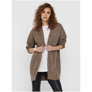 Brown Women's Ribbed Cardigan ONLY Scala - Women