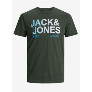 Dark Green T-Shirt Jack & Jones Poky - Men