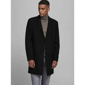 Jack & Jones Moulder Wool Black Coat - Men