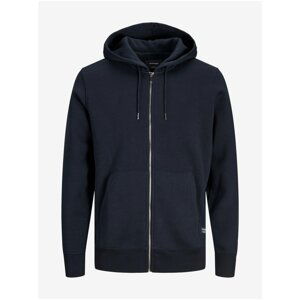 Dark Blue Basic Hoodie Jack & Jones Soft - Men