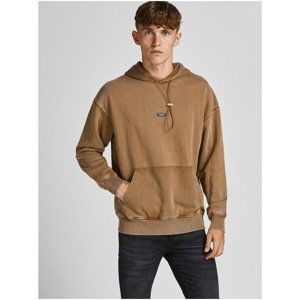 Jack & Jones Brad Hoodie Brown - Men