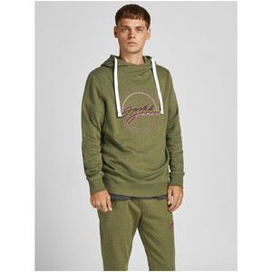 Khaki Hoodie Jack & Jones Woodss - Men