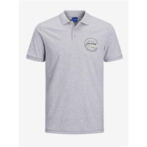 Light Grey Polo T-Shirt Jack & Jones Woods - Men