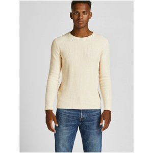 Cream Sweater Jack & Jones Carlos - Men