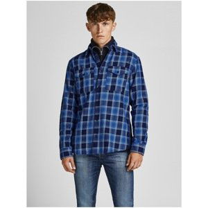 Jack & Jones Bluwoodland Blue Plaid Shirt - Men