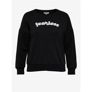 Black Sweatshirt ONLY CARMAKOMA Olivia - Women