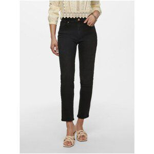 Black slim fit shortened jeans ONLY Sui - Women