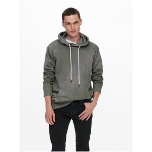 Khaki Basic Hoodie ONLY & SONS Reid - Mens