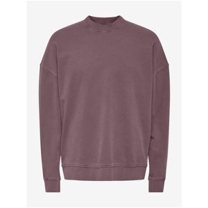 Burgundy Men's Basic Sweatshirt ONLY & SONS Ron - Men's