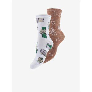 Set of two pairs of Christmas socks Pieces Elisa - Women