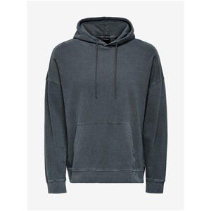 Dark Blue Hoodie ONLY & SONS Ron - Mens