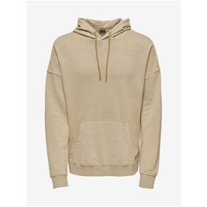 Beige Hoodie ONLY & SONS Ron - Mens