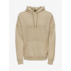 Beige Hoodie ONLY & SONS Ron - Mens