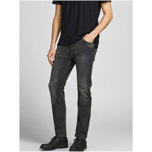 Dark Grey Slim Fit Jeans Jack & Jones Tim - Mens