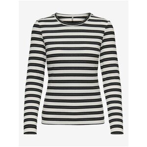Black-and-White Women's Striped T-Shirt ONLY Villa - Women