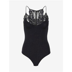 Black Body with Lace Pieces Cornelia - Women