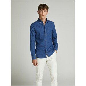 Jack & Jones Blaperfect Blue Denim Shirt - Men