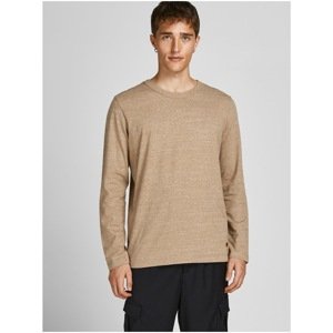 Light Brown Annealed T-Shirt Jack & Jones Lubowery - Men