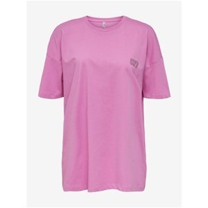 Pink Oversize T-Shirt ONLY Lula - Women
