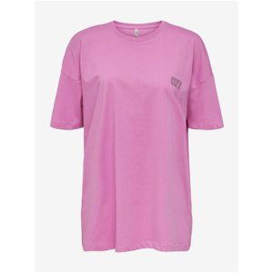 Pink Oversize T-Shirt ONLY Lula - Women