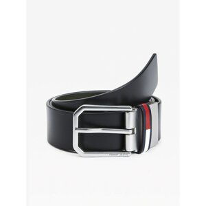 Black Men's Leather Belt Tommy Hilfiger - Men's