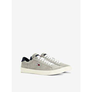 Grey Men's Sneakers in Suede Tommy Hilfiger - Men's