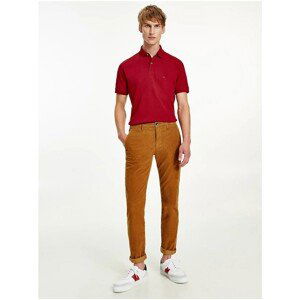 Tommy Hilfiger Men's Red Polo Shirt - Men's