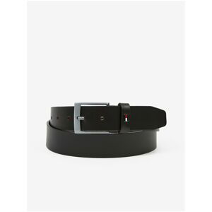 Dark Brown Men's Leather Belt Tommy Hilfiger - Men