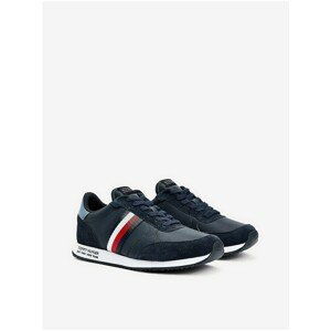 Dark Blue Men's Suede Shoes Tommy Hilfiger Runner - Men