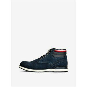 Dark Blue Men's Suede Ankle Boots Tommy Hilfiger Outdoor - Men