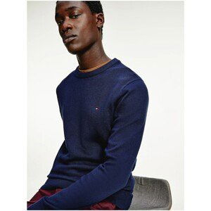 Dark Blue Sweater Tommy Hilfiger Prima Crew Neck - Men