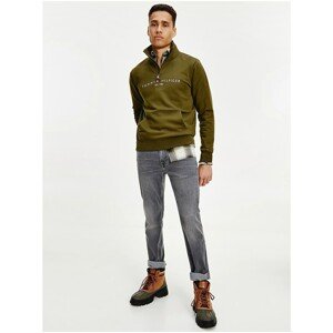 Grey Men's Straight Fit Jeans Tommy Hilfiger Denton - Mens