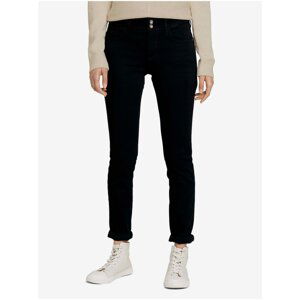 Black Women's Skinny Fit Jeans Tom Tailor Alexa Skinny - Women