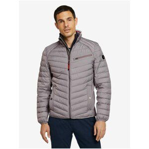 Grey Men's Quilted Lightweight Tom Tailor Jacket - Men's