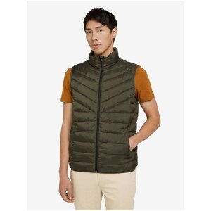 Green Men's Quilted Vest Tom Tailor Denim - Men's