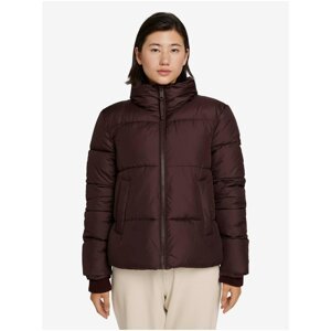 Dark Brown Women's Quilted Winter Jacket Tom Tailor - Women