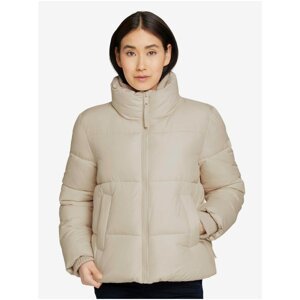 Beige Women's Quilted Winter Jacket Tom Tailor - Women