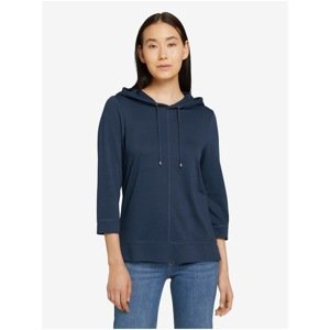 Dark Blue Women's Hooded T-Shirt Tom Tailor - Women