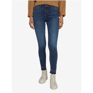 Dark Blue Women's Skinny Fit Jeans Tom Tailor Denim Nela - Women