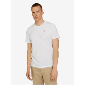 White Men's Basic T-Shirt Tom Tailor - Men's