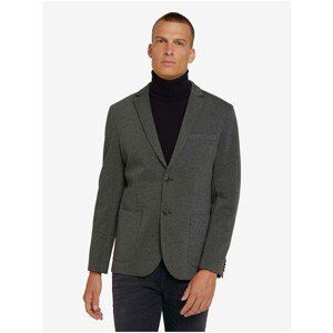 Dark Grey Men's Brindle Jacket Tom Tailor Pique - Men